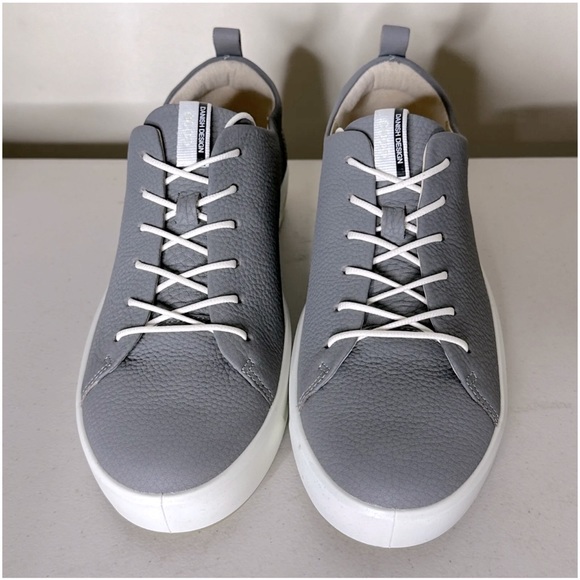 ECCO Soft 8 Ladies Tie Fashion Sneaker Wild Dove Pigeon Sauvage Gray 9-9.5 NWB - Picture 1 of 8